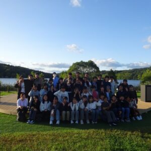 ポロト湖で記念撮影