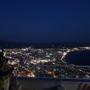帰る前にはこんなに美しい夜景になりました