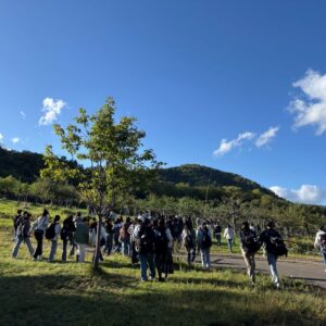 定山渓ファームの果樹園